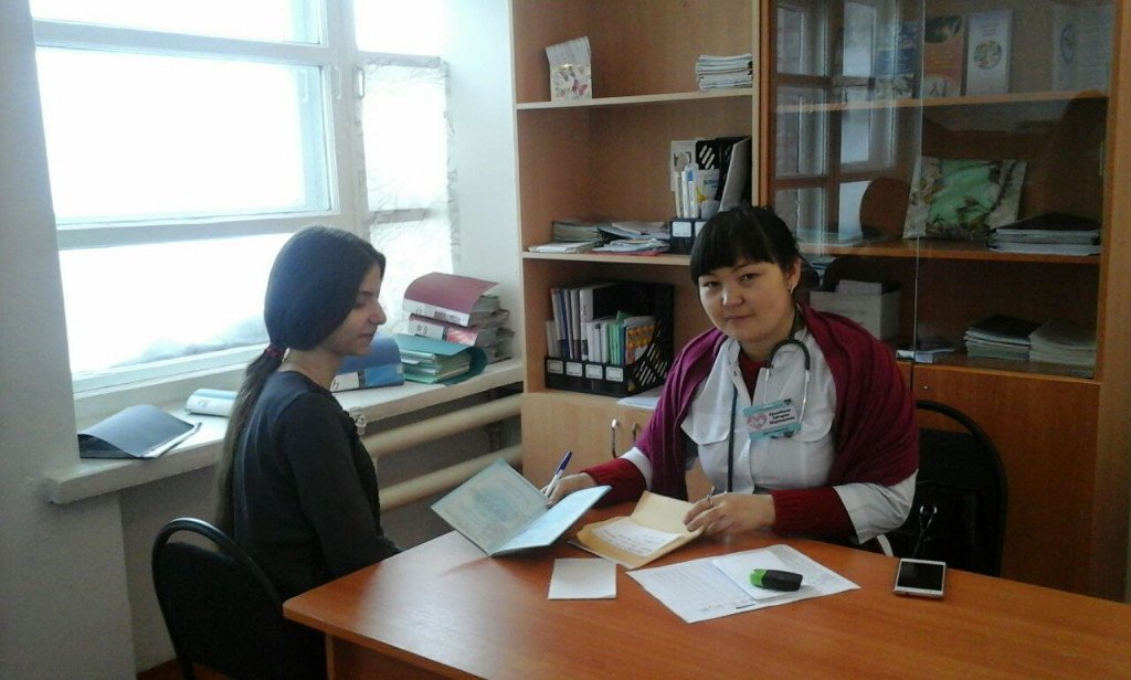  Выезд врачей в школу. 