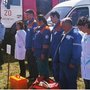   Бригады скорой помощи приняли участие в Республиканских командно-штабных учениях «Дабыл — 2018»  