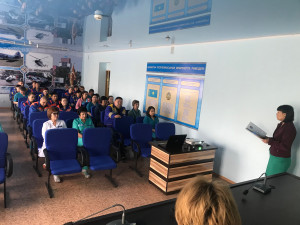   В честь празднования Днем Конституции Республики Казахстан на станции скорой помощи провели торжественное собрание.  