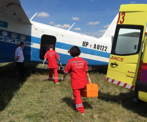 Пострадавших в крупном ДТП в Иртышском районе доставят в Павлодар бортом медицинской авиации