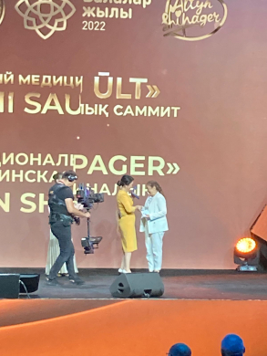 Впервые в истории Павлодарской области врач скорой помощи получила орден «Құрмет»