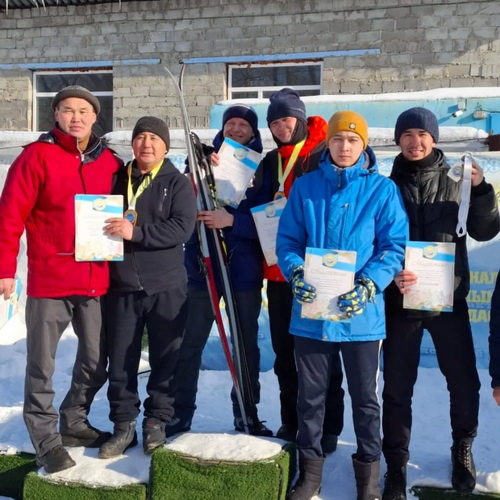 Cоревнования по лыжам среди медицинских учреждений Павлодарской области.