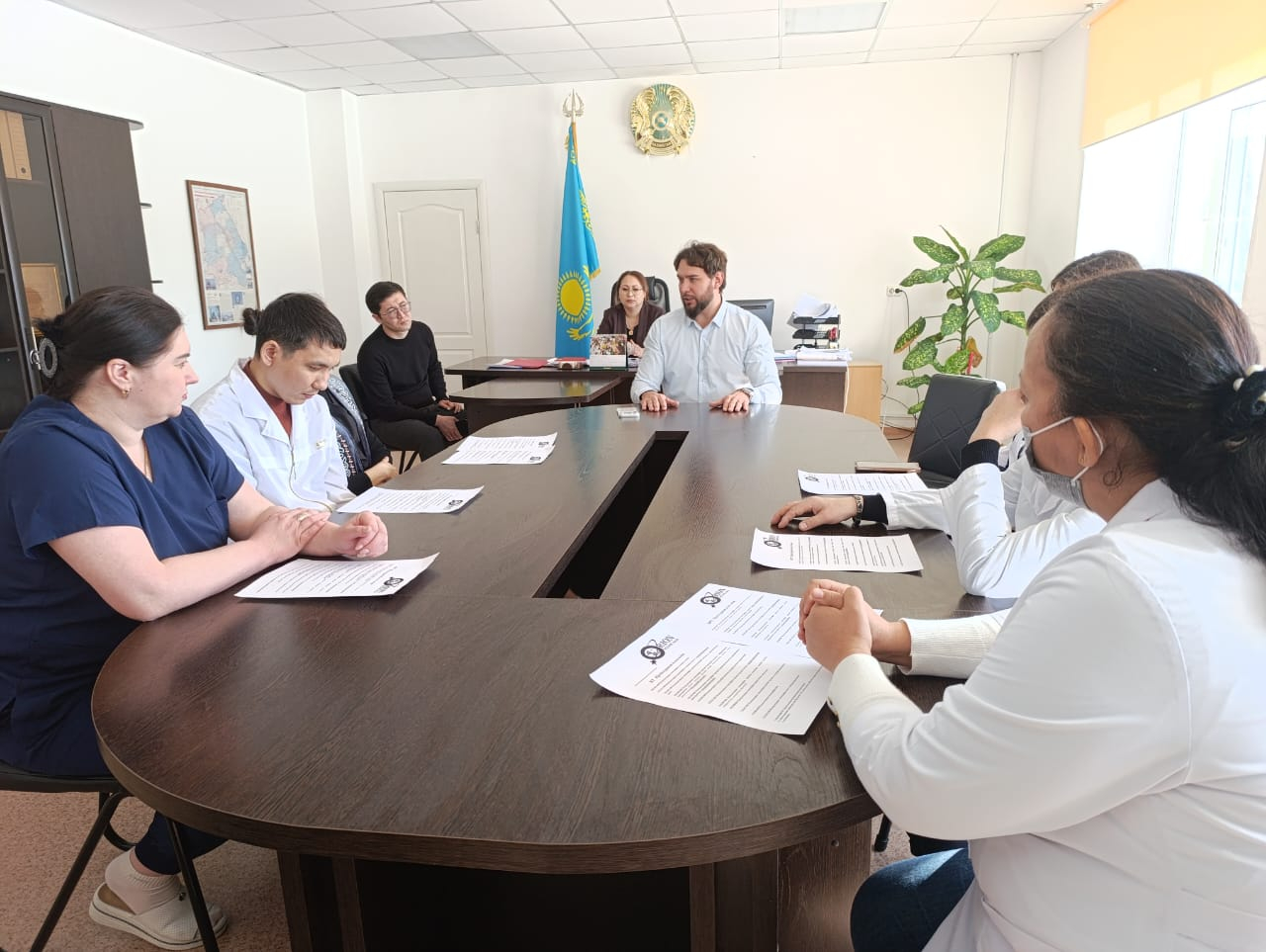 Біздің ауруханада «OrionMedicals» клиникасының мамандарымен кездесу өтті. 