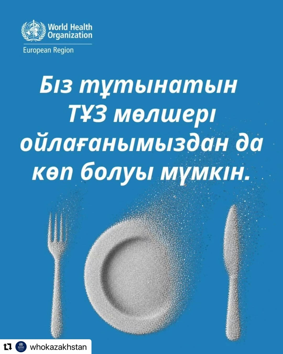 11–17 мамыр аралығында тұзды шамадан тыс тұтынудың зияны туралы ақпараттандыру апталығы өтеді.