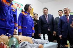   Правительственная рабочая группа побывала на станции скорой помощи Павлодарской области  