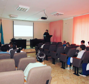 Лекция заведующей Республиканским центром гематологии и трансплантации костного мозга