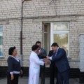 Врачебным амбулаториям сел  вручены ключи от новых машин «скорой помощи»