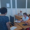 Проведение семинара в рамках акции «Денсаулық жолы» в июле-августе  2015 года