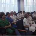 В Аксуской центральной больнице с большим вниманием прослушали очередное Послание Президента страны Нурсултана Назарбаева