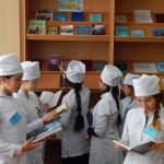 Книжная выставка «Көк байрағым елдігім, еркіндігім!»  к 25-летию Независимости Казахстана.