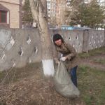 16 апреля на территории   КГКП «Больница паллиативной помощи Павлодарской области» был организован субботник, в котором все сотрудники приняли активное участие